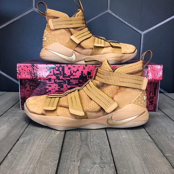nike lebron soldier 11 wheat